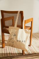 Bayan Bej Baskılı Bez Çanta