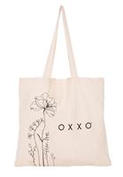 Bayan Bej Baskılı Bez Çanta