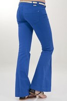 Bayan Yeşil Düşük Bel Geniş Paça Pantolon