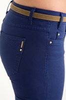 Bayan Mavi Boru Paça Pantolon