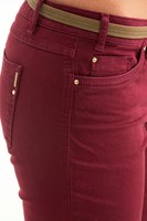 Bayan Mor Boru Paça Pantolon