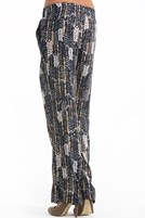 Bayan Çok Renkli Desenli Bol Rahat Pantolon