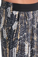 Bayan Çok Renkli Desenli Bol Rahat Pantolon