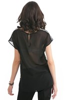 Bayan Çok Renkli Desenli Bluz