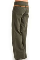 Bayan Bordo Bol Kesim Pantolon