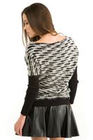 Bayan Çok Renkli Yumuşak Dokulu Kazak