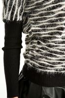 Bayan Çok Renkli Yumuşak Dokulu Kazak