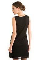 Bayan Siyah Güpürlü Elbise