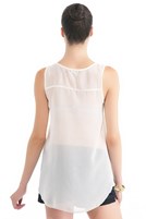 Bayan Krem Önü Pullu Atlet