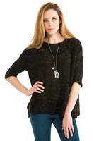 Bayan Siyah Simli Kazak