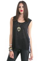 Bayan Çok Renkli Sırtı Çiçek Desenli Kolsuz Bluz