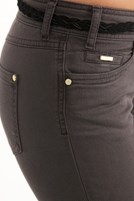 Bayan Gri Geniş Paça Pantolon