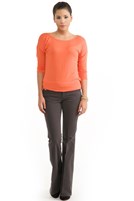 Bayan Gri Geniş Paça Pantolon