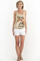 Bayan Beyaz Düşük Bel Mini Şort