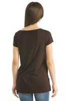 Bayan Kahverengi Tişört