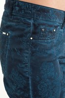 Bayan Mavi Pamuklu Skinny-Fit Pantolon