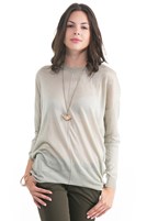 Bayan Krem İnce Triko