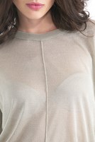 Bayan Krem İnce Triko