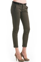 Bayan Yeşil Chino Pantolon