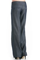 Bayan Mavi Bol Kesim Denim Pantolon