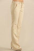 Bayan Krem Kumaş Pantolon