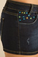 Bayan Mavi Denim Şort