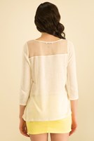 Bayan Krem İnce Triko