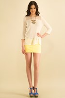 Bayan Krem İnce Triko