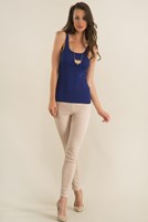 Bayan Mavi U Yaka Atlet