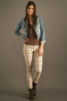 Bayan Kahverengi U Yaka Atlet