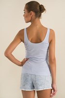 Bayan Mavi U Yaka Atlet