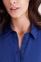 Bayan Mavi Cepli Kolsuz Dizüstü Elbise