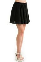 Bayan Siyah Dizüstü Kısa Etek