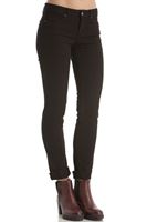 Bayan Siyah Boru Paça Esnek Pantolon