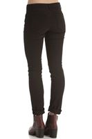 Bayan Siyah Boru Paça Esnek Pantolon