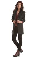 Bayan Siyah Boru Paça Esnek Pantolon