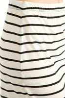 Bayan Çok Renkli Uzun Çizgili Yırtmaçlı Etek