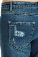 Bayan Mavi Bol Kesim Denim Pantolon