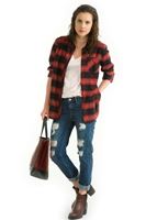 Bayan Mavi Bol Kesim Denim Pantolon