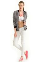 Bayan Beyaz Dantel Detaylı Lastikli Büstiyer