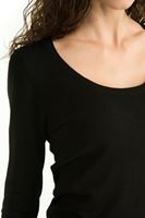 Bayan Siyah Uzun Kollu Triko