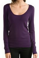 Bayan Mor Uzun Kollu Triko