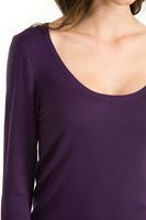 Bayan Mor Uzun Kollu Triko