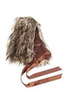 Bayan Kahverengi Kürk Yaka