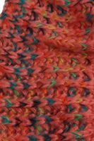 Bayan Pembe Örgü Detaylı Boyunluk