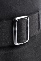 Bayan Siyah Toka Detaylı Yün Şapka