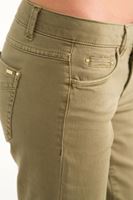 Bayan Yeşil Geniş Paça Düşük Bel Pantolon