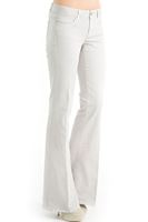 Bayan Gri Geniş Paça Düşük Bel Pantolon