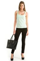 Bayan Siyah Dar Kesim Pantolon