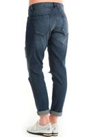 Bayan Mavi Yırtık Kot